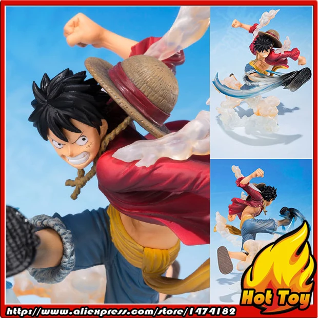 100% Оригинальные фигурки BANDAI Tamashii Nation фигурок ZERO Collection обезьянка D. Luffy Gomugomu no Takamuchi