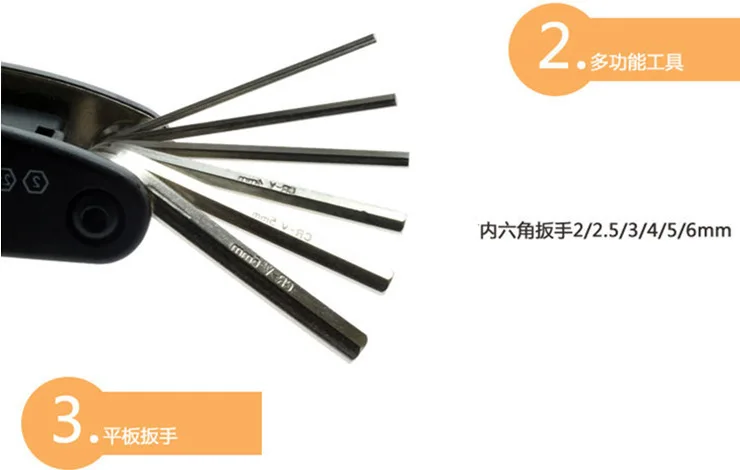 Горный велосипед наборы инструментов для велосипеда Многофункциональный