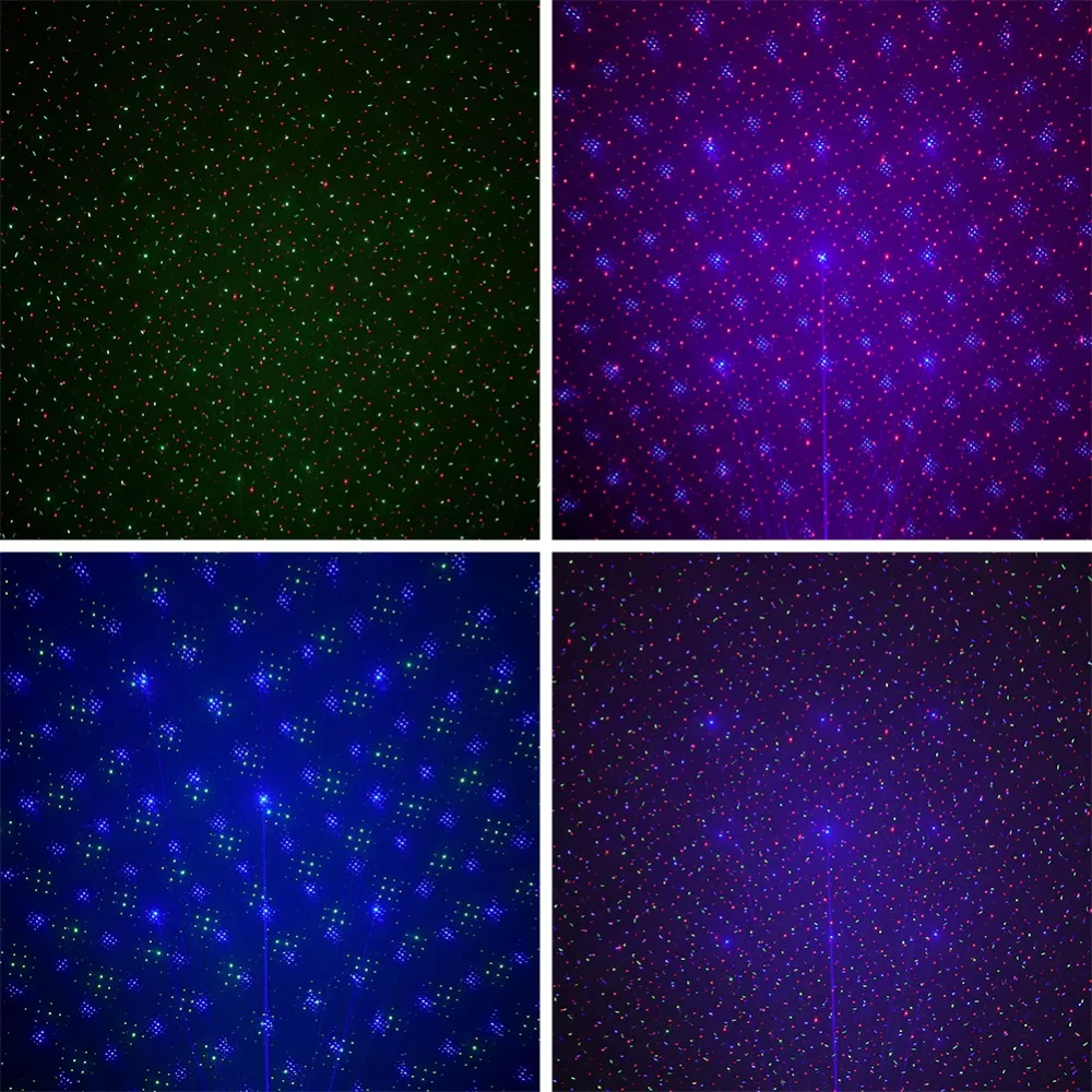 Мини портативный лазерный RGB Звездные узоры беспроводной лазерный проектор перезаряжаемый сценический светильник диско DJ бар клуб вечерние Рождество лазерное шоу