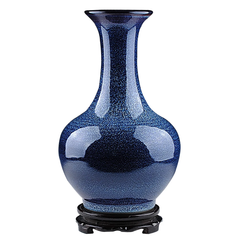 Керамическая ваза Jingdezhen украшения знаменитая синяя цветок это декоративная в