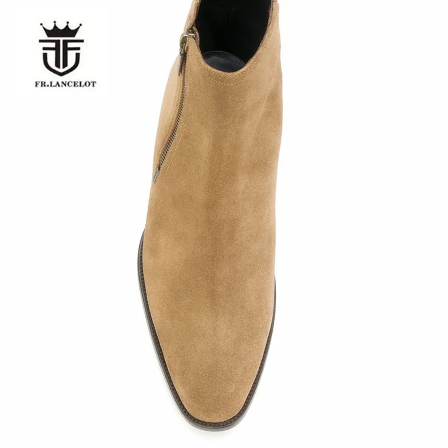 2019 оригинальные Винтажные ботинки ручной работы на боковой молнии из коровьей