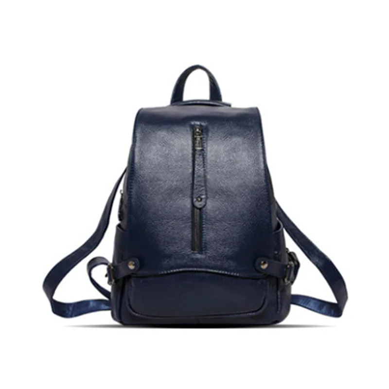 Genuine leather anti-theft backpack women travel ladies cow bags large capacity backpacks mochilas mujer 2017 | Багаж и сумки
