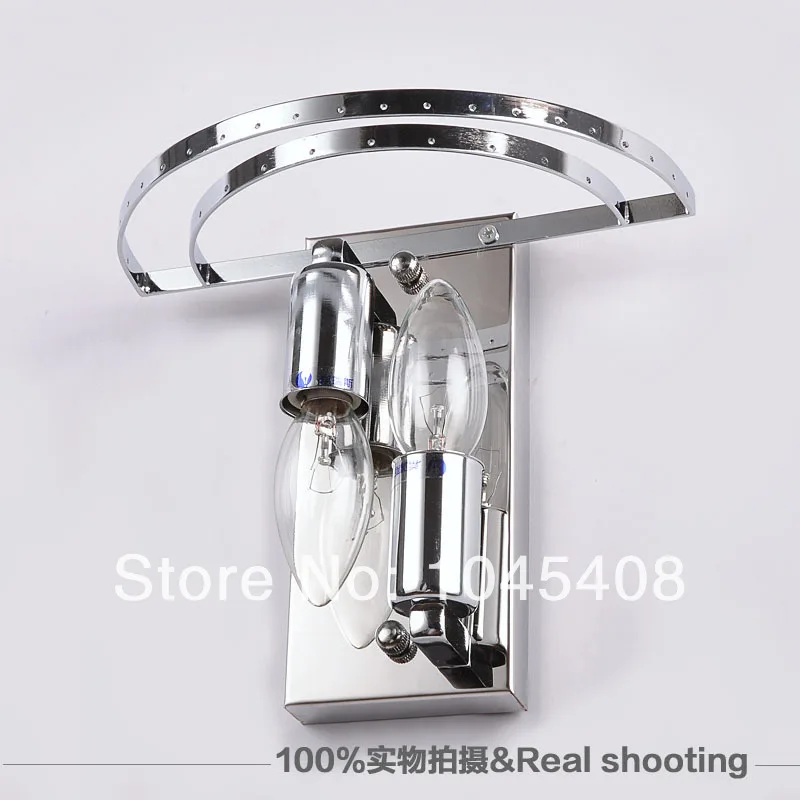 Высокое Качество k9 хрустальные Настенные светильники из нержавеющей стали