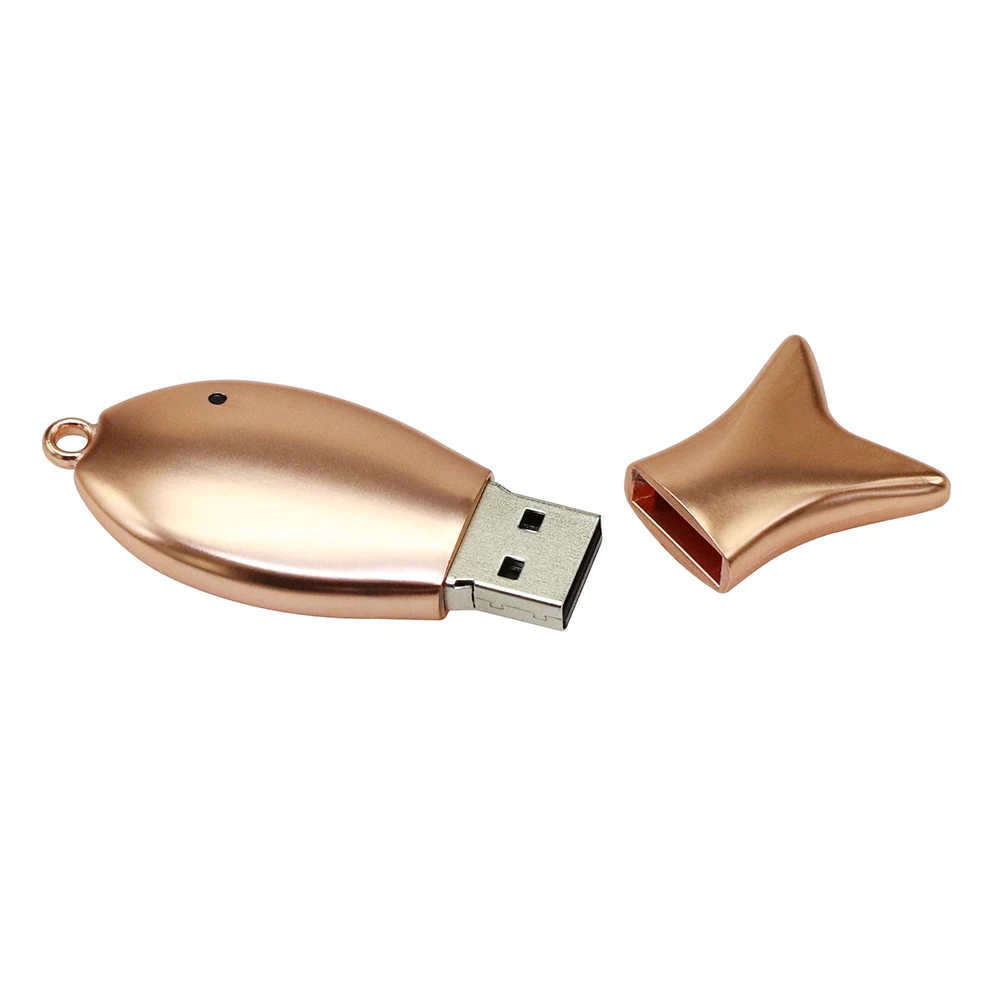 Металлический USB флеш-накопитель в виде рыбы 16 ГБ 8 4 Гб 2 0 | Компьютеры и офис