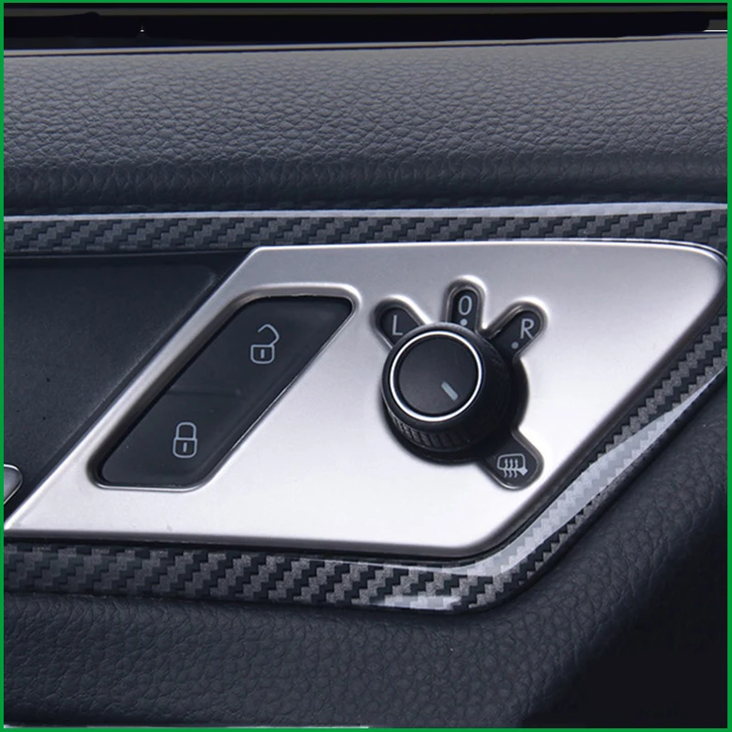 For Volkswagen Golf 7 MK7 LHD 2014-2018 Interior Door Rearview mirror adjustmen Control Handle cover sticker trim Car-Styling | Автомобили