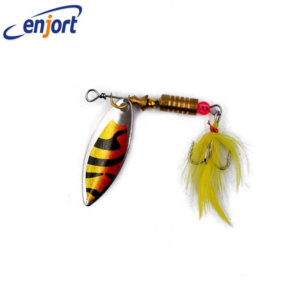 Enjort рыболовные приманки 5 7 г 6 # крючки Вертлюг воблер искусственная приманка