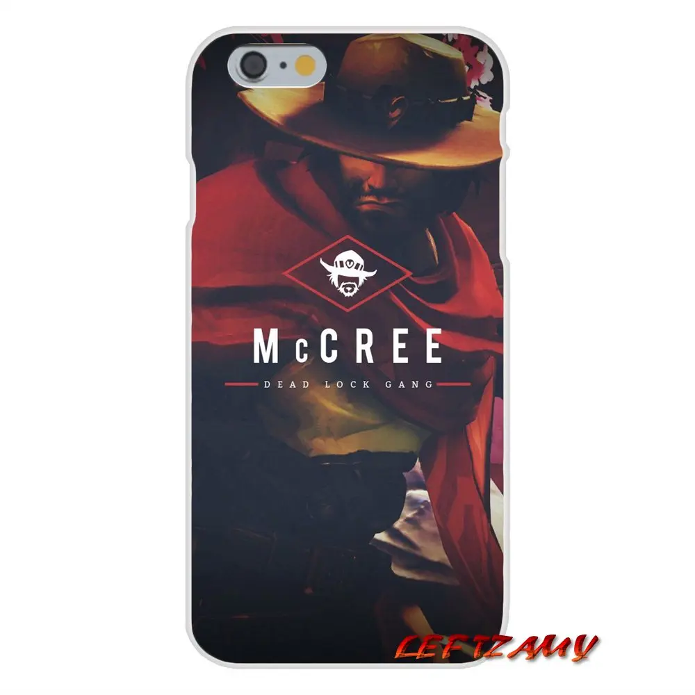 game Overwatch OW Character McCree For Samsung Galaxy A3 A5 A7 J1 J2 J3 J5 J7 2015 2016 2017 Accessories Phone Cases Covers | Мобильные