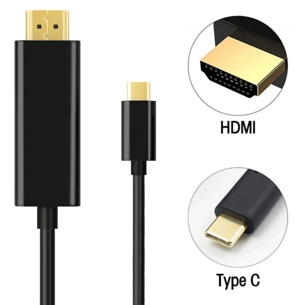 4K 1080P Micro USB 3 1 Type c к HDMI адаптер кабель для HDTV Macbook ноутбука телефона видео C