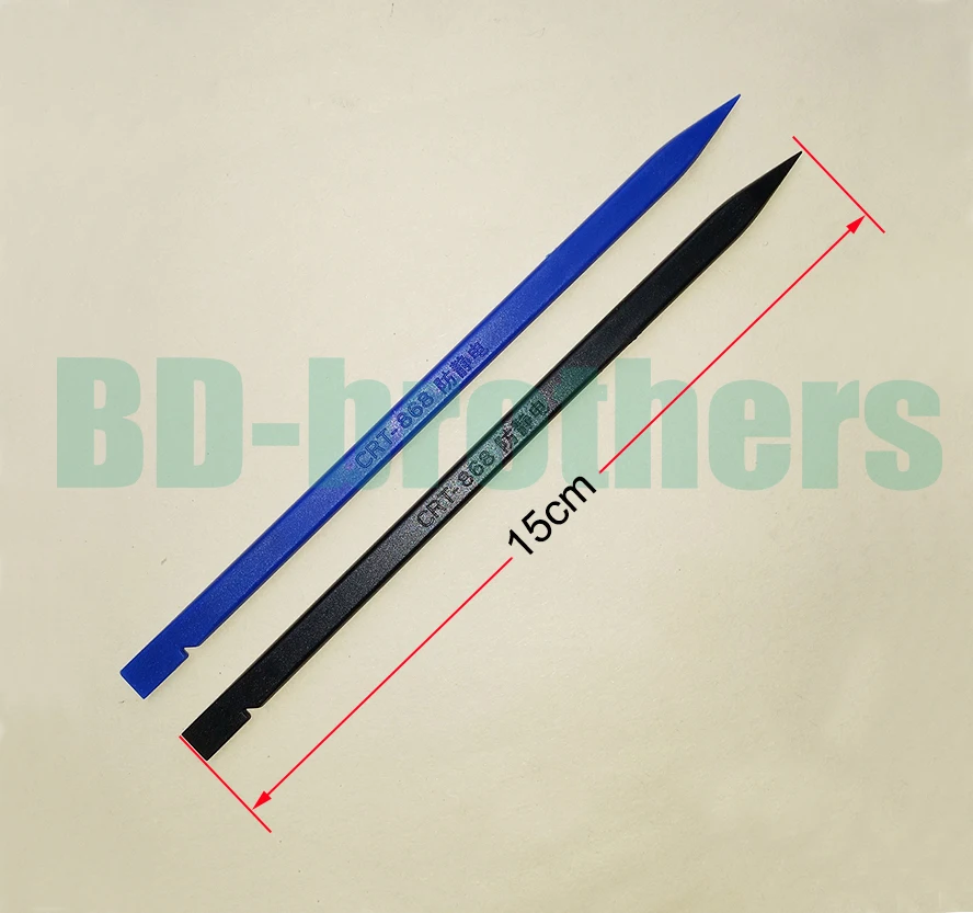 Black / Blue 15CM Antistatic Plastic Flat Cable Pry Tool Spudger Bar Crowbar Repair Prying Tools for iPhone Android 500pcs/lot