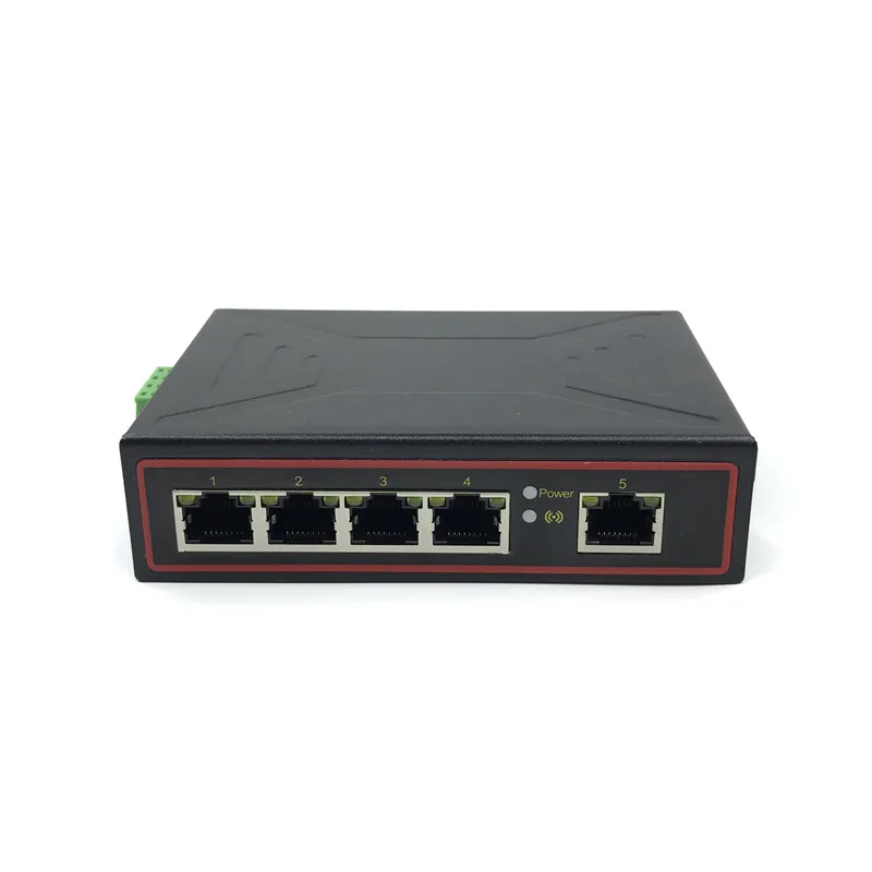 Промышленный Коммутатор 10/100 Мбит/с 5 портов ethernet промышленный switch5V-58V коммутатор