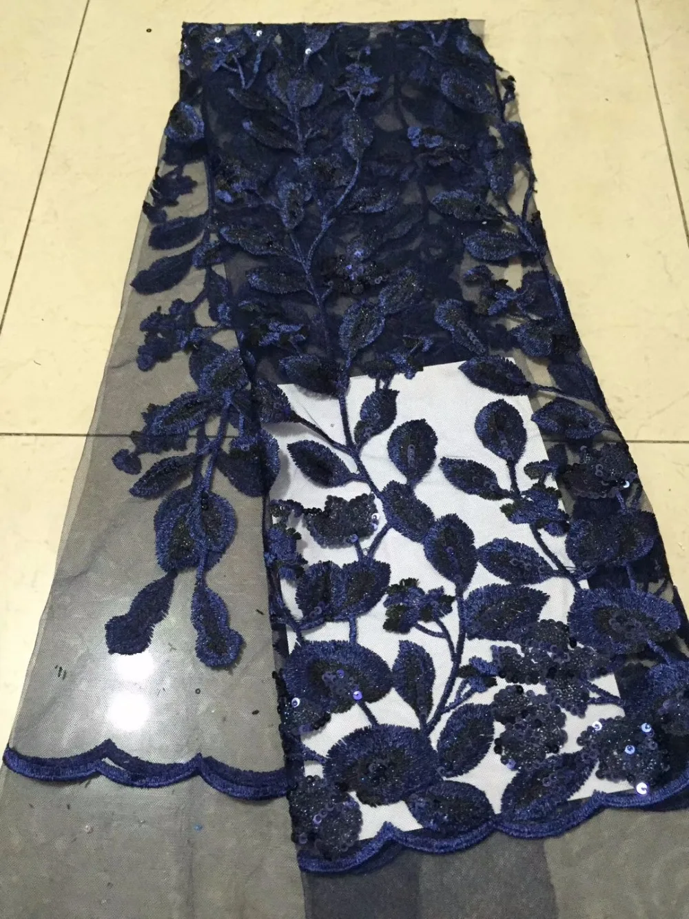 

African tulle lace fabric design 3d flower lace embroidered fabric new coming nigerian french net lace ZD15