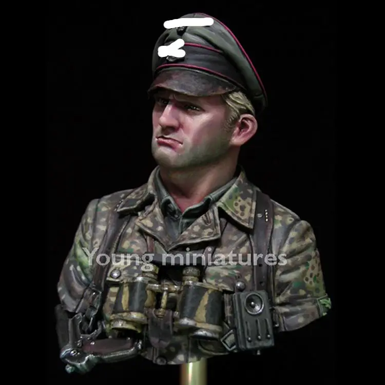 Военный предмет 1/10, фигурка из смолы, грудь GK, без покрытия от AliExpress WW