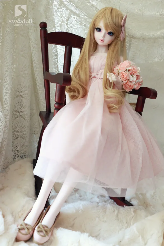 Pretty Princess Lace Tee Dress 5 Colors for BJD Doll 1/4 MSD 1/3 SD13 SD16 Clothes CW6 | Игрушки и хобби