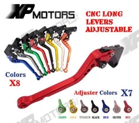 cnc long adjustable brake clutch lever for honda cb599 cb600 hornet 98 06 cbr600 f2 f3 f4 f4i 91 07 cbr900rr 93 99 cbr900 rr