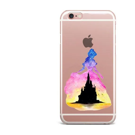 Красавица и Чудовище принц принцесса романтические розы цветы Силиконовый ТПУ