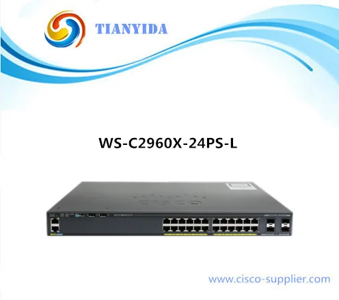 Новый Герметичный коммутатор Catalyst 2960X WS C2960X 24PS L 24 порта Gigabit Network Switch|gigabit network