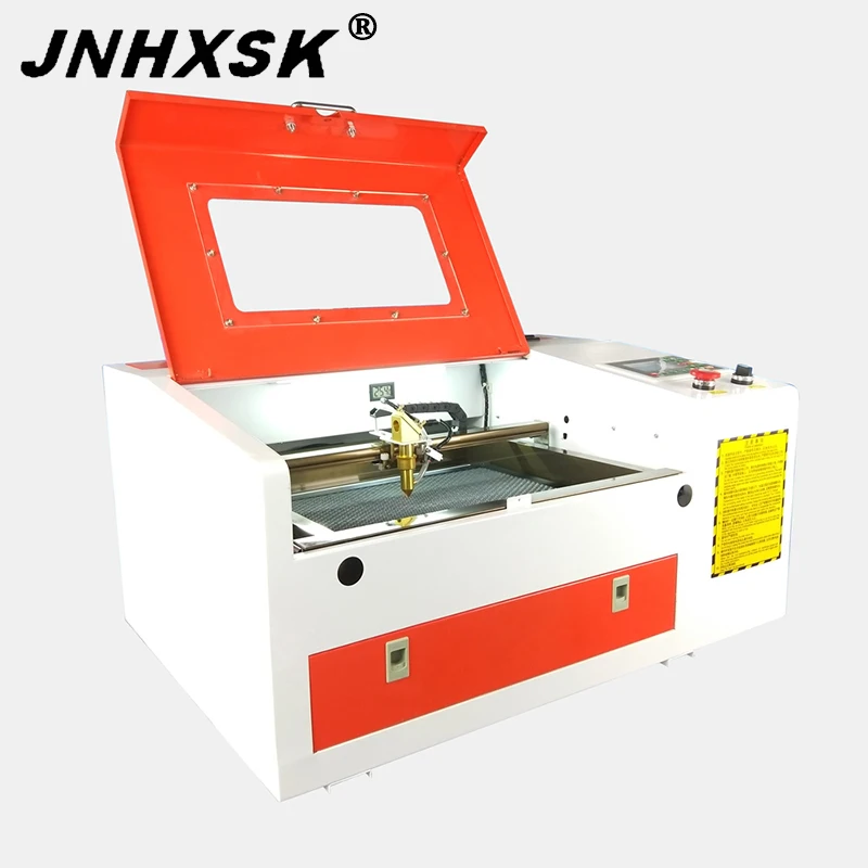 JNHXSK TS4030 400x300 50 Вт настольная лазерная гравировальная и режущая машина ruida система