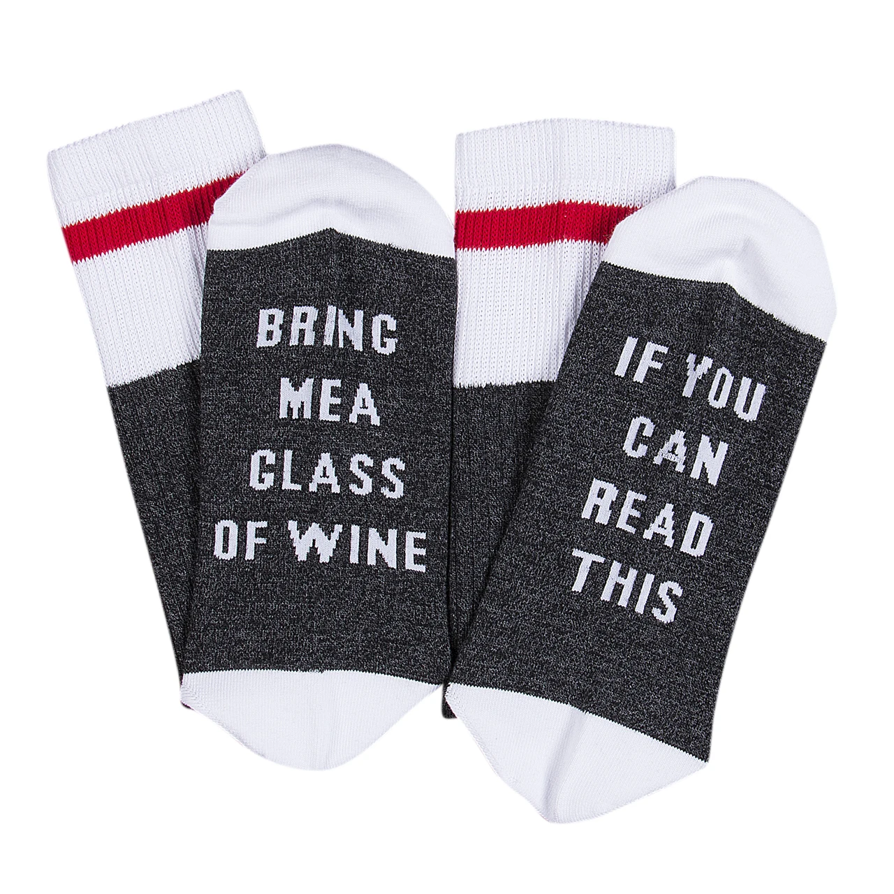 Хит 2019 модные носки унисекс с надписью If You Can Read This Bring Me Wine мужские и женские