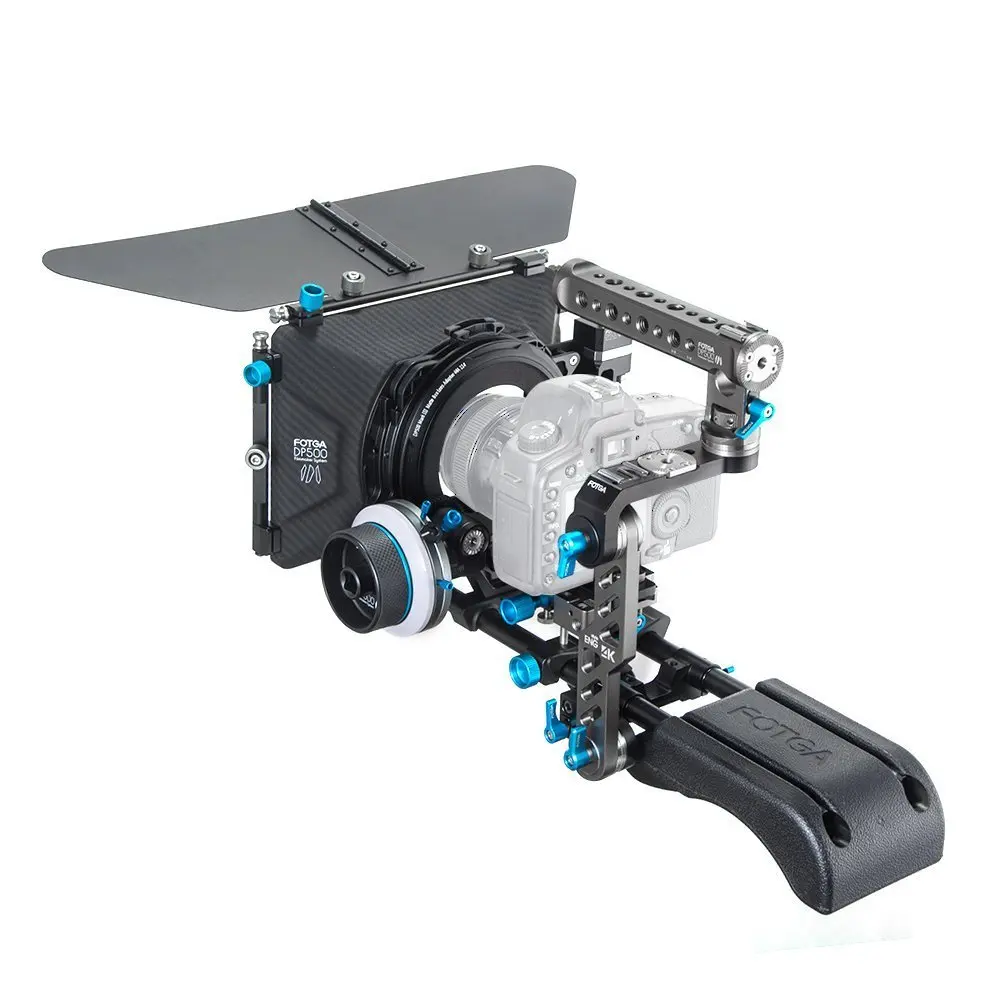 FOTGA DP500III PRO Матовая коробка + A/B Stop Follow Focus опорная пластина ручка DSLR Rig Kit|follow focus|matte