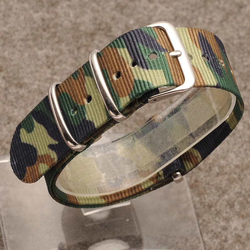 Аксессуары для часов нейлоновый холщовый Камуфляжный полевой ремешок уличный