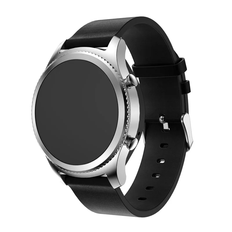 Ремешок кожаный 22 мм для смарт-часов Samsung Gear S3 браслет Huami Amazfit Stratos 2 2S с пряжкой 46 |