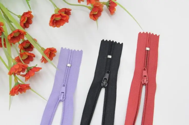 Молния #3 длина 32 см нейлоновая катушка застежки-молнии для шитья оптовая продажа