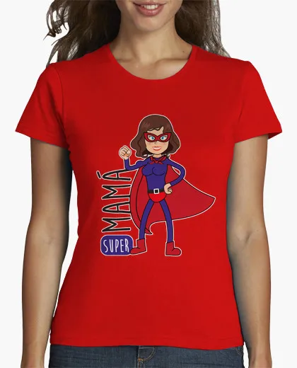 2017 Весна Лучшие футболки женские Супер мама С Коротким рукавом Письмо