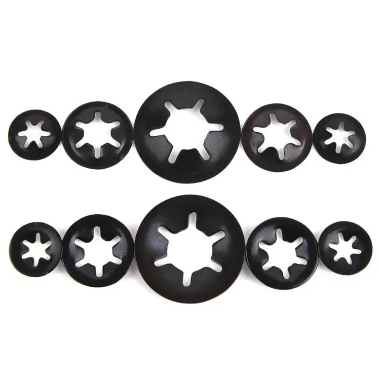 500PCS/LOT M6*16 Internal Tooth Conical Spring Washers Symbol Bearing Clamp Ring Star Washer | Обустройство дома