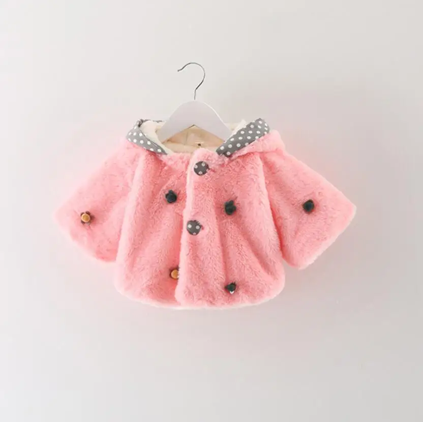 Шерстяная куртка для маленьких девочек зимняя детская шаль одежда флисовая