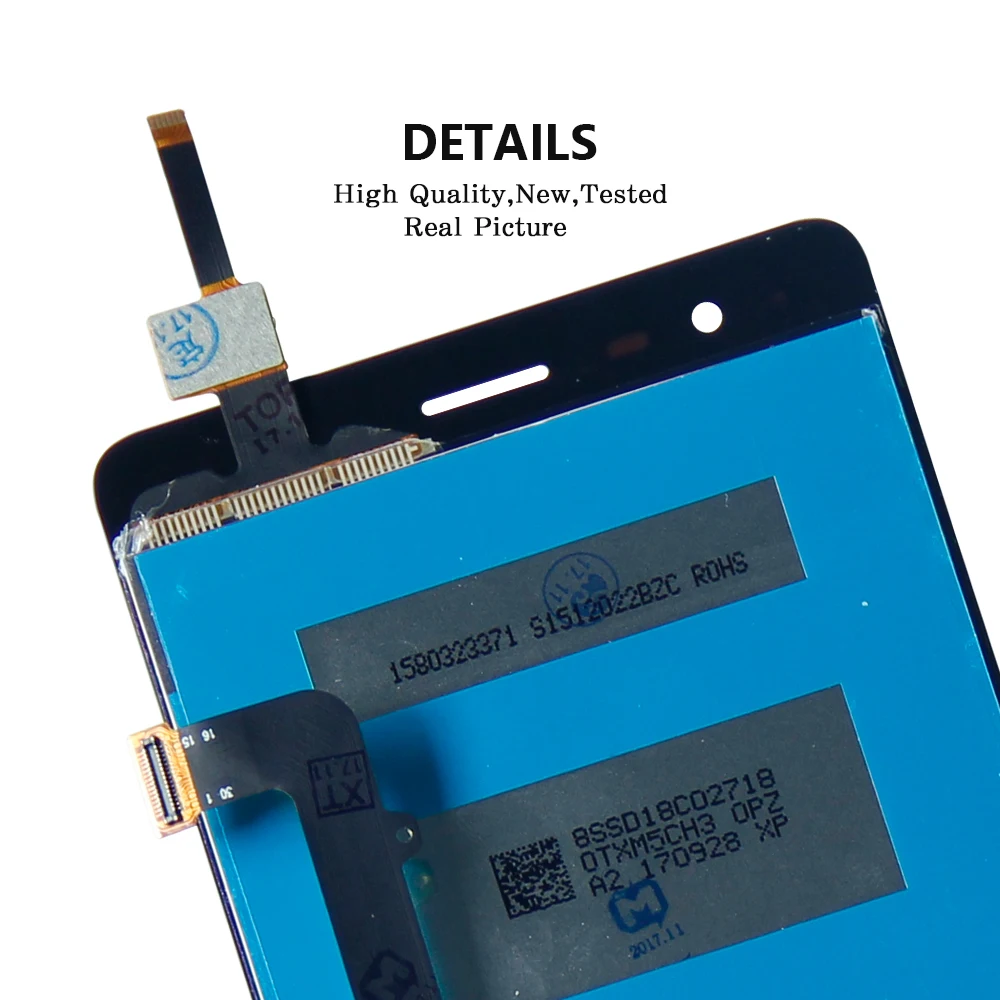 5 ''ЖК дисплей для Lenovo K5 Note A7020 ЖК дигитайзер сенсорный экран в сборе запасные