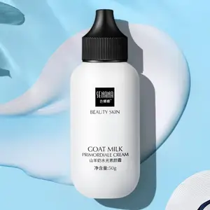 Натуральный праймер с козьим молоком основа для лица крем вода светильник изолированный консилер освежающий Осветляющий Макияж Косметика