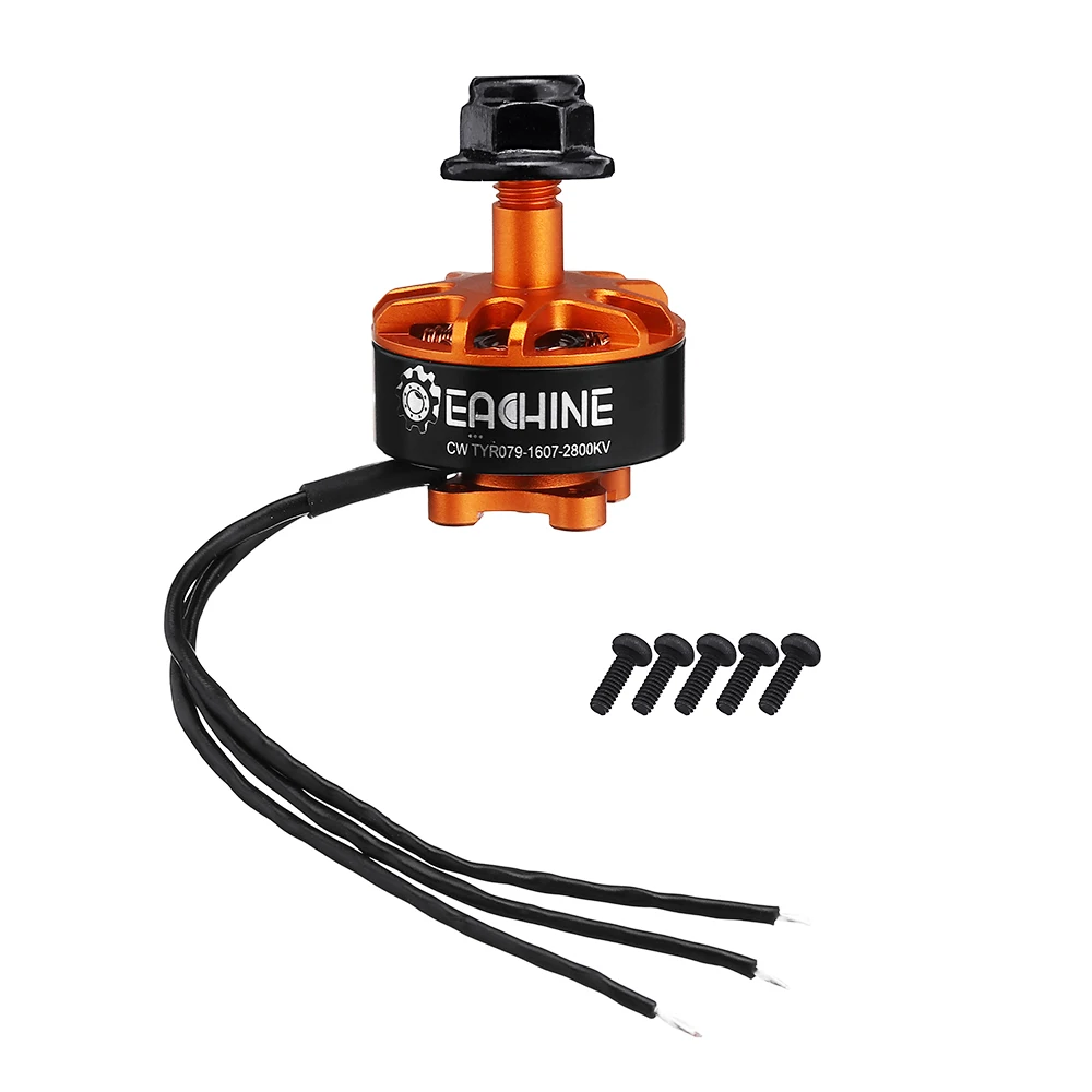 Eachine Tyro79 3 дюйма DIY версия с видом от первого лица запасная деталь для радиоуправляемого дрона 1607 2800KV 2-4S бесщеточный двигатель