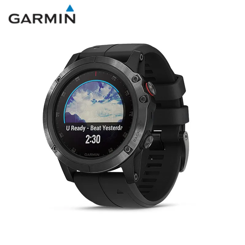 Оригинальный GARMIN Fenix 5/5X Plus Смарт-часы водонепроницаемые 10ATM gps Smartwatch монитор