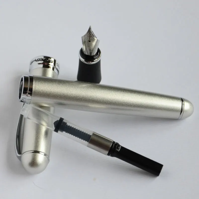 JINHAO X750 Исполнительный серебряный песок 0 7 мм Средний НИБ перьевая ручка 750 |