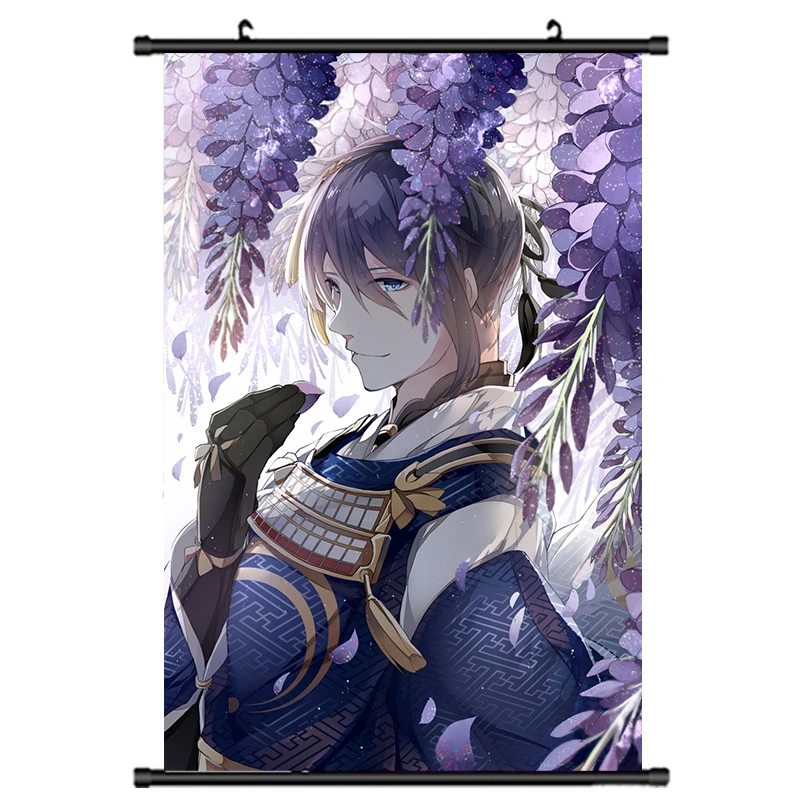 Японское аниме Touken Ranbu онлайн Mikazuki Munechika& kogitsunemaru домашний Декор настенный свиток плакат декоративная картина - Цвет: 21