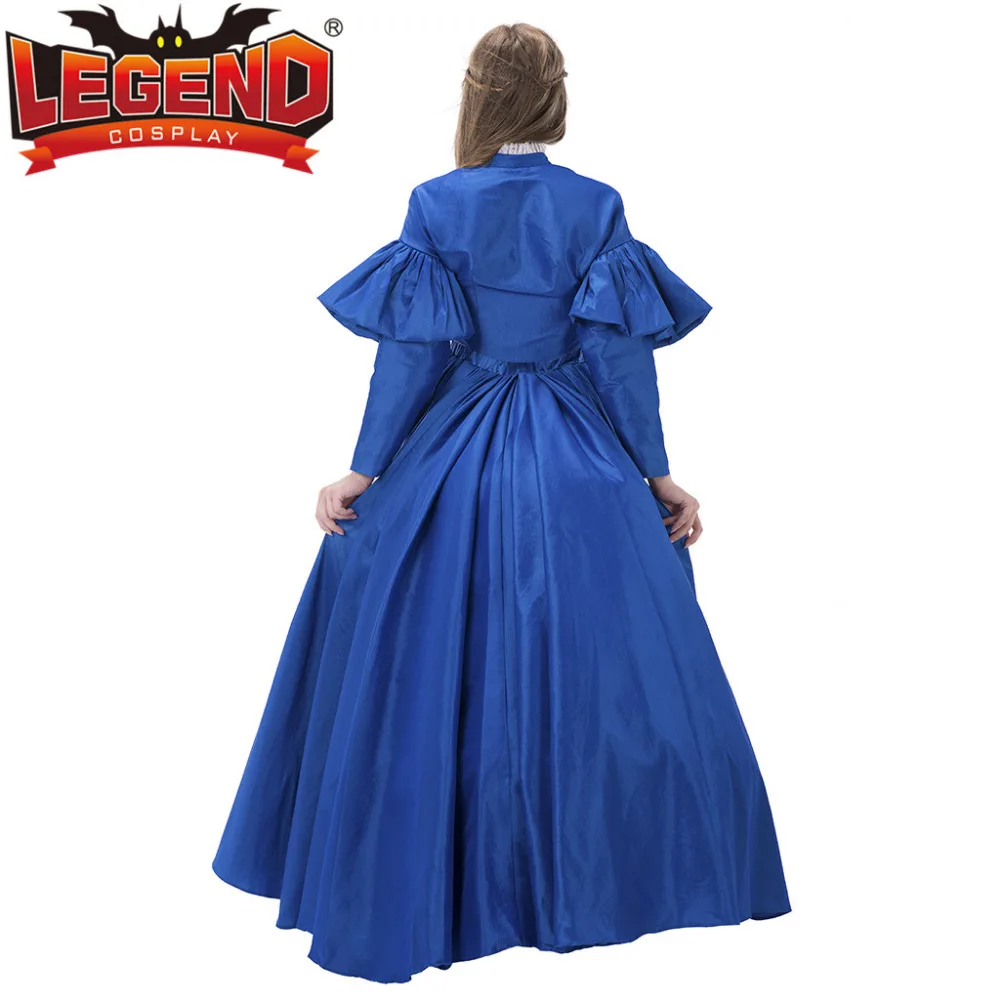 Голубое готическое платье в стиле &quotЛолита&quot женское Рококо Мария Антуанетта