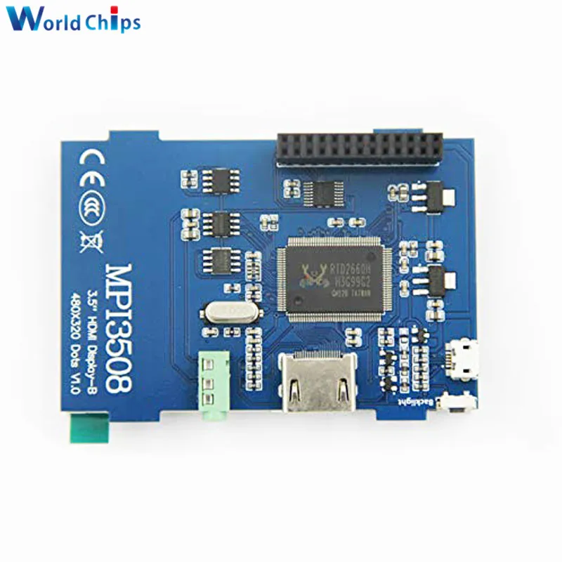 3,5 дюймов lcd HDMI USB сенсорный экран Real HD 1920x1080 ЖК-дисплей модуль с физическим разрешением 480x320 для Raspberri 3 Модель B