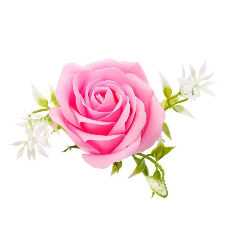Light Pink Креативный цветок розы ароматическое мыло для ванны лепестки для тела Парфюмированное Мыло на День святого Валентина свадебное украшение подарок лучший - Цвет: Light Pink