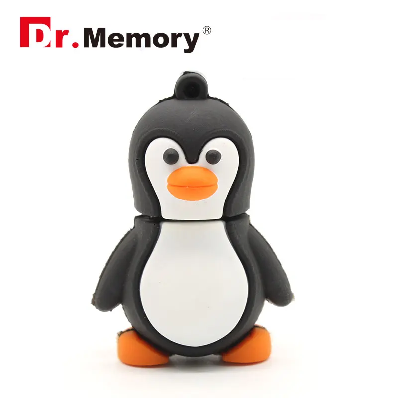Прекрасный Пингвин USB флэш накопители с героями мультфильмов накопитель 32 GB в