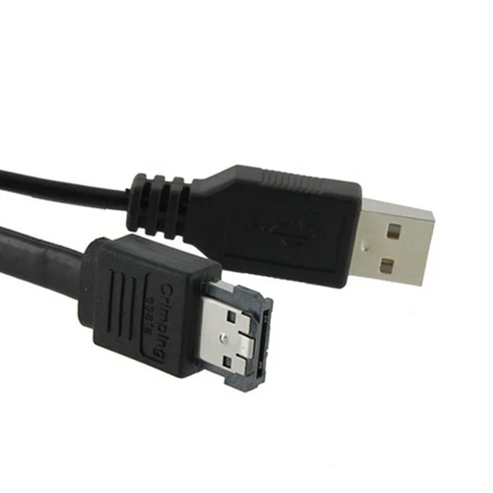 Jimier CY кабель 2 5 "дюймовый жесткий диск SATA 22Pin Esata Data + с питанием от USB 50 см |