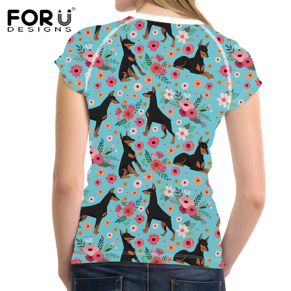 FORUDESIGNS/женская летняя одежда футболка топы с О-образным вырезом на шее женская