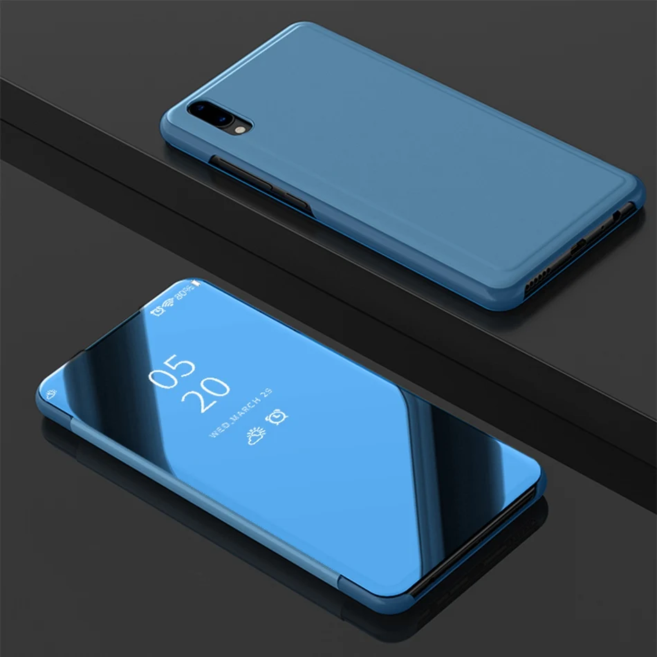 ДЛЯ VIVO V11/V11Pro Y83/Y81 Y71 чехол Роскошный умный зеркальный ЧЕХОЛ ДЛЯ VIVO IQOO V9/Y85 V7 Plus откидной кожаный чехол с подставкой