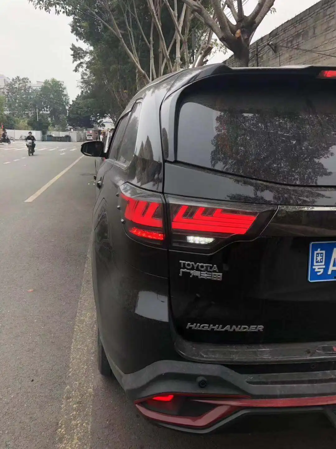 DK motion дизайн для Toyota Highlander taillamp с светодиодный светильник