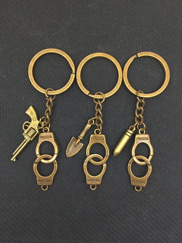 2018/модный хит бронзовая подвеска для ключей наручники отряда|Ожерелья с