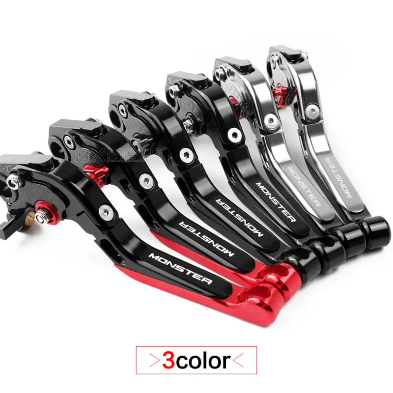 Для Ducati Monster 696 695 796 400 620 М 600 м 900 м 620 мотоциклетные ЧПУ Регулируемая Складная Выдвижная сцепные рычаги тормоза