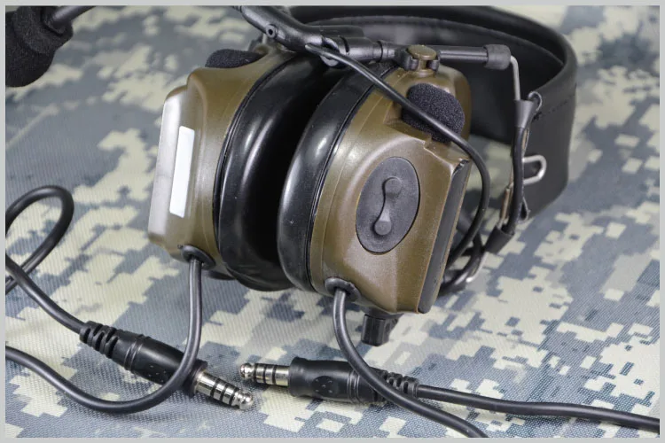 Тактические наушники TCA ComTac III Dual Com с шумоподавлением|Рации| |