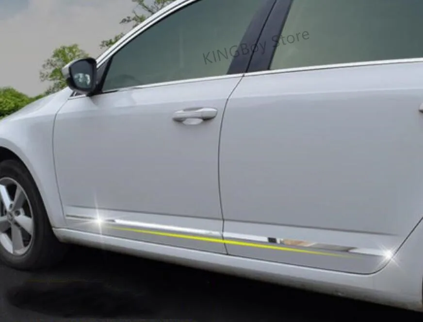 Молдинг корпуса двери из нержавеющей стали для Skoda Octavia Station Wagon A7 2015 2019 | Хромирование -32992631927