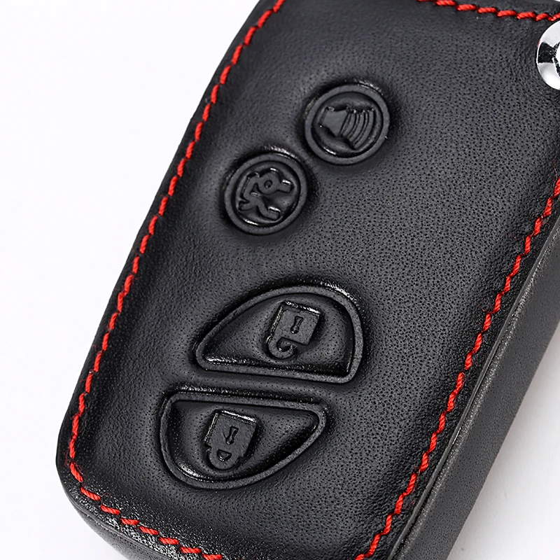 Чехол для автомобильного ключа кожаный Lexus Smart Key Es 300h 250 350 Is Gs Ct200h Rx Ct200 Es240 Gx400 Lx570