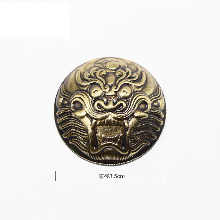 Твердая латунь, состаренная бронза, металл, украшение из бисера для кожевенного ремесла, Сумка с защелкой, кожаный кошелек для шитья, аксессуары