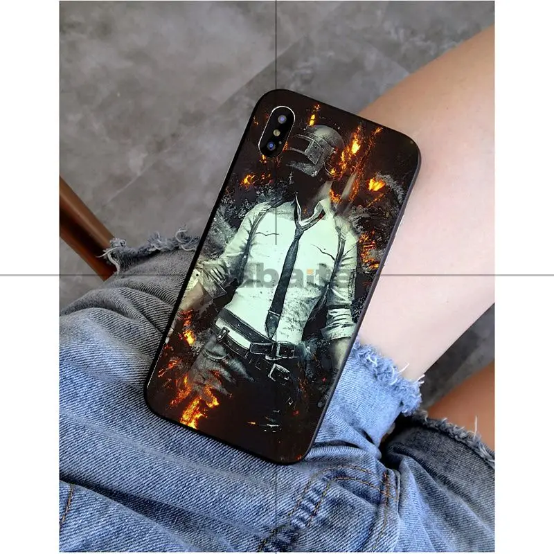 Babaite Playerunknown's Battlegrounds PUBG чехол для телефона чехол для iPhone X XS MAX 6 6S 7 7plus 8 8Plus 5 5S XR